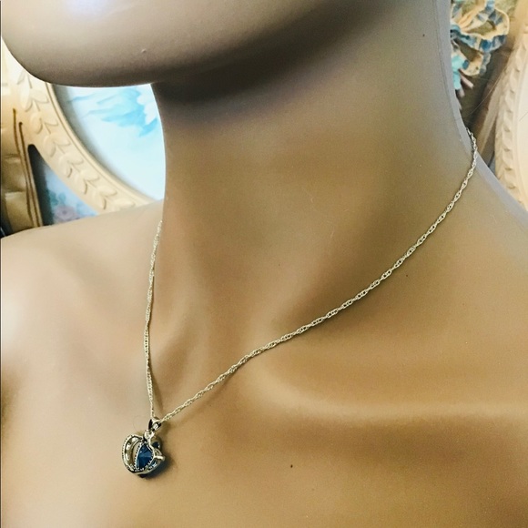 fashion  crystal jewelry lady heart pendant necklace fashion  crystal je… - Picture 4 of 5